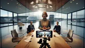 Hybrid workshop in oslo practicing leadership communication with role play and feedback