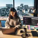 Young professional in oslo planning an it career with coding and cloud